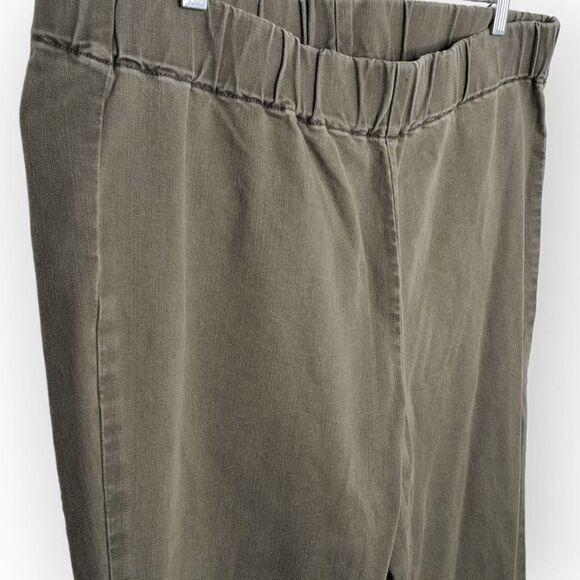 Soft Surroundings Pippa Pull On Pants in Green size Large - Picture 3 of 7